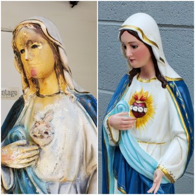 Serious Damage Restored on 100 Year Old Family Heirloom