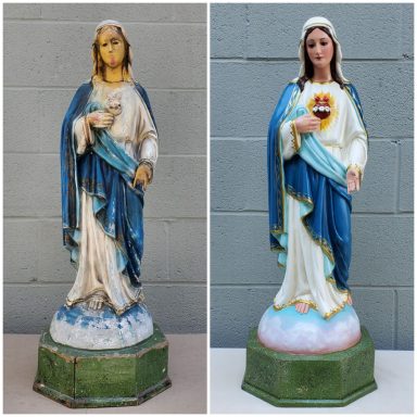 Serious Damage Restored on 100 Year Old Family Heirloom