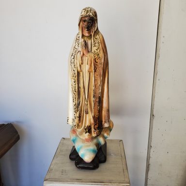 Statue Restored After Fire Damage