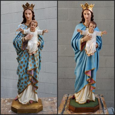 French maker, Delin Feres of Paris - 2 Beautiful Statues
