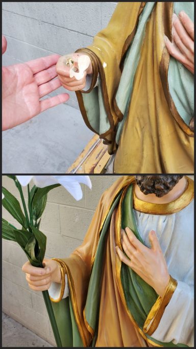 French maker, Delin Feres of Paris - 2 Beautiful Statues