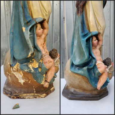 Dramatic Statue Restored to Historic Elegance
