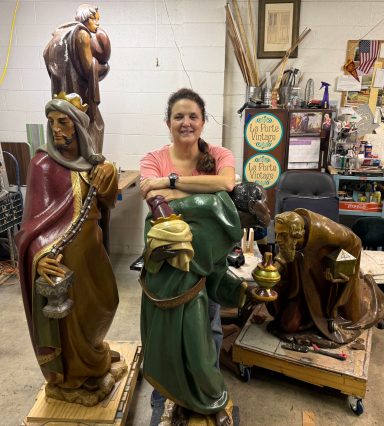 Sheila Lehman with Work in Process