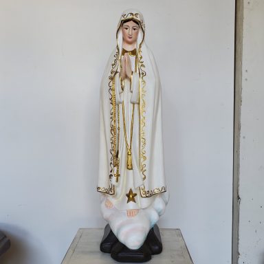 Statue Restored After Fire Damage