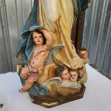 Dramatic Statue Restored to Historic Elegance